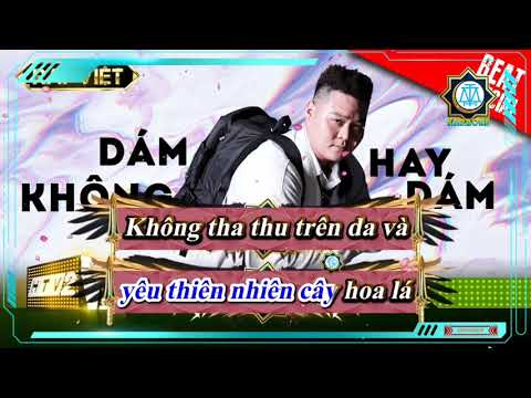 KARAOKE   Dám Hay Không Dám   Yuno Bigboi Beat Chuẩn Rap Việt