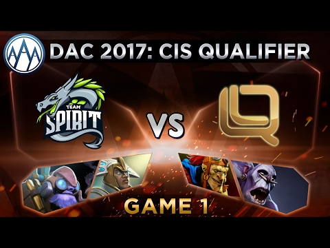 Team Spirit vs LQ Game 1 - DAC 2017 CIS Qualifier - @LyricalDota @TrentPax
