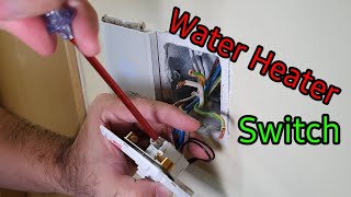 Water Heater switch (20A dual pole) change (Save $120)