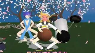 【Kagamine Rin】 How to Dance Naked/ Hadaka Odori no Shikata 【MMD PV】【English&amp;Romaji sub】