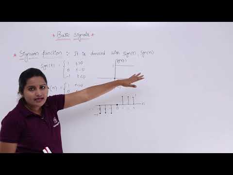 Signals & Systems - Signum Function