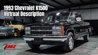 Video Thumbnail for 1993 Chevrolet Silverado 1500 4x4 Extended Cab