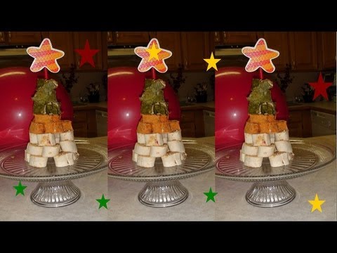 Tortilla Roll ups Tree - Video Recipe - Perfect Christmas Recipe