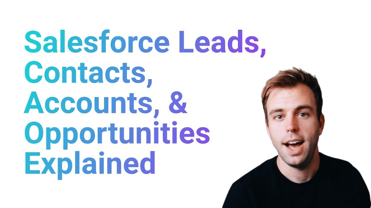 Salesforce Leads, Contacts, Accounts, & Opportunities Explained