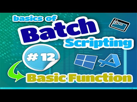 Basics Of Batch Scripting 12 Basic Function