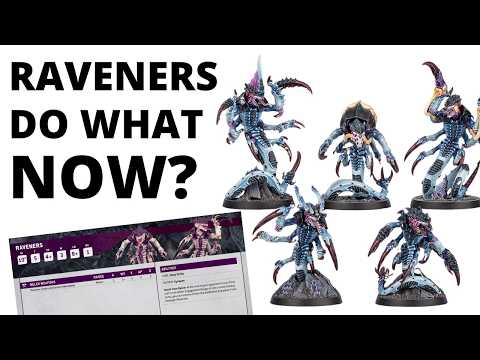 The New Tyranids Rules - Raveners Datasheet Review with TWO New Units?