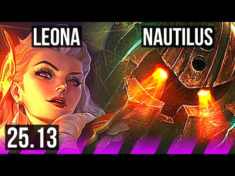 LEONA & Jhin vs NAUTILUS & Tristana (SUP) | KR Challenger | 25.13