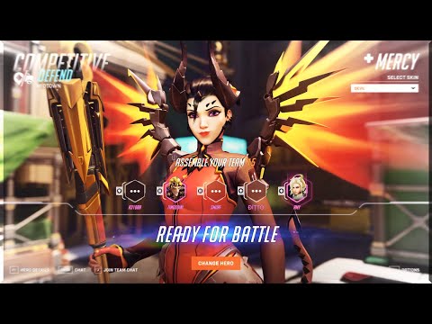 Cute Mercy with TOXIC TEAM ;D  - Overwatch 2 Mercy Main Competitive Gameplay