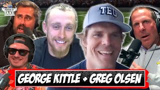 GEORGE KITTLE AND GREG OLSEN RECRUIT BILLY FOOTBALL TO TIGHT END U