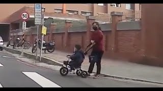 禮讓行人，但我被叭。