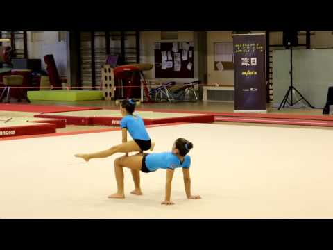 Ginastica Acrobatica Nivel I Pares GCV - Nádia Pontes e Carolina Santos