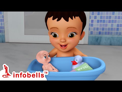 Chitti Nahaane ke Khilaunon se Khel Raha Hai | Hindi Rhymes and Kids Video | Infobells