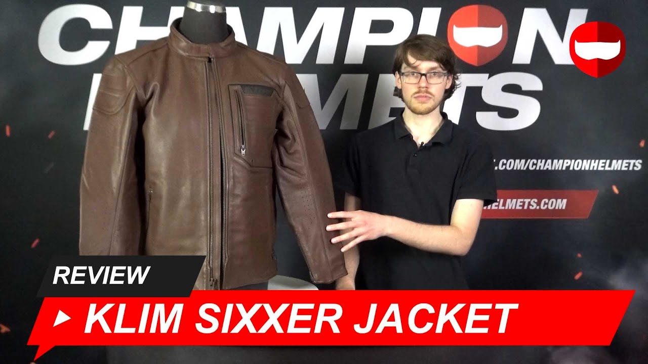 Klim Sixxer Leather Jacket Sienna Brown + Free Shipping!