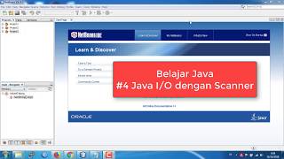 Belajar Java Dari Awal - 4 - Java Input/Output dengan Class Scanner
