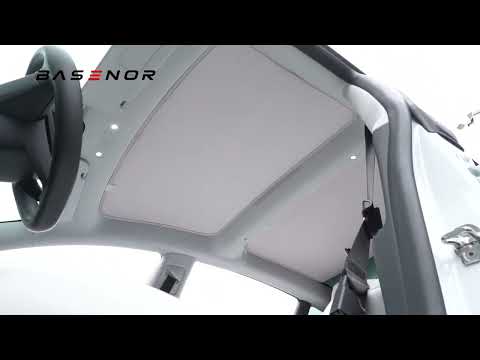 2025 Tesla Model Y Juniper Sunroof Sunshade Double Layer Ice Crystal Black