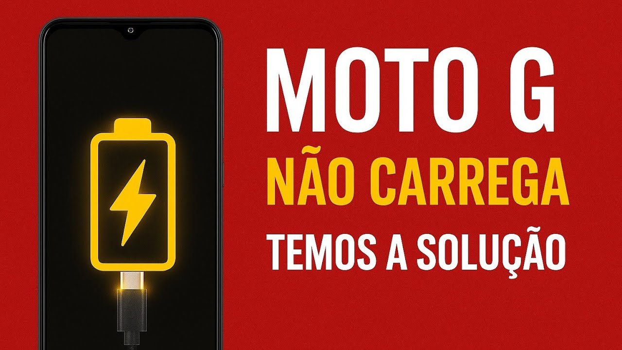 Moto G não carrega só fica mostrando um raio