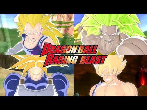 Dragon Ball Raging Blast - All Ultimate Attacks & Team Attacks (4K 60FPS)