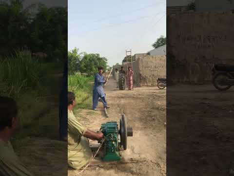 Diesel Engine Start With Man How This Possible 😱 #Reels #trandingreels #fyp #foryou #reelsfb