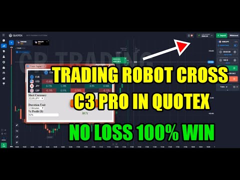 Trading Robot Cross C3 Pro in Quotex || No Loss 100% Win