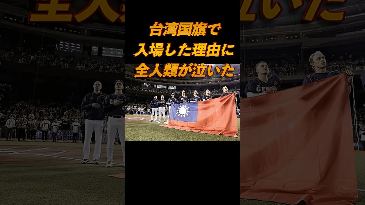 チェコが台湾国旗で入場した理由に全人類が泣いた #台湾 #チェコ #WBC