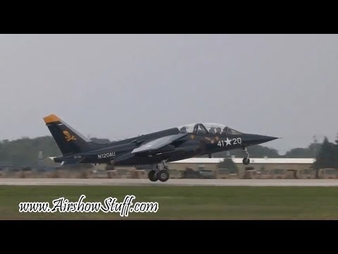 Mass Jet Warbird Takeoff - EAA Airventure 2011