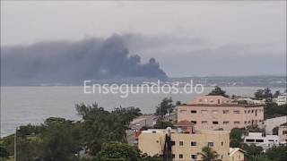 Tanquero se incendió próximo a la Refinería de Petróleo