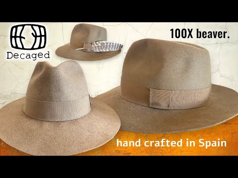 100x 100% BEAVER Hats by DECAGED are Some of the Thickest,Heaviest Beaver Bodies Ever! By Signes