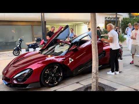 Valtteri Bottas with his New Alfa Romeo 33 Stradale 3.000.000€ in Monaco