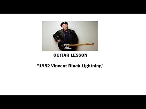 1952 Vincent Black Lighting (Richard Thompson) [Medium Lesson]