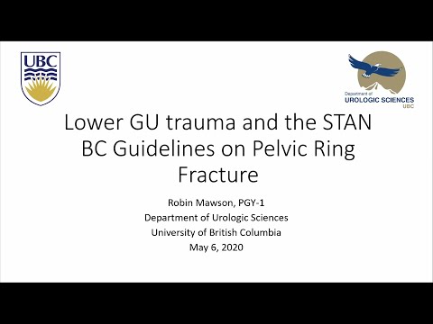Lower GU Trauma and Pelvic Ring Fracture