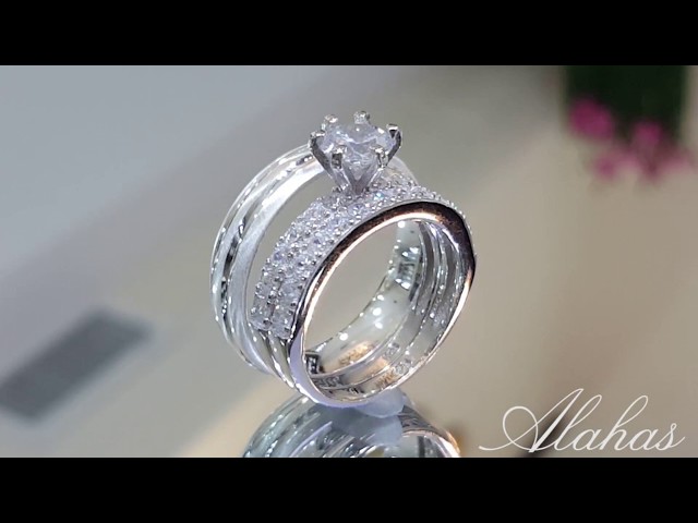 Vídeo relacionado con KALVICA Anillos Plata de Ley 925 para Mujer Anillo Compromiso Alianzas Boda de Circonita Cúbica de Diamantes Simulados Anillos Mujer Plata Ajustables Regalo Aniversario Joyería Personalizada