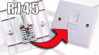 How to Wire Up Ethernet Wall Jacks (Cat5e / Cat6 / Cat7 keystone jack wiring tutorial)