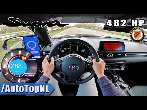 Thumbnail for 482HP TOYOTA SUPRA MK5 Manhart 288km/h on AUTOBAHN (NO SPEED LIMIT) by AutoTopNL by Limousine, Toyota, rall, Toyota GR Supra, rally, Car, Sedans, Toyota Supra
