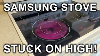 Samsung Stove Burner Is Stuck On High! Infinite Switch Replacement.