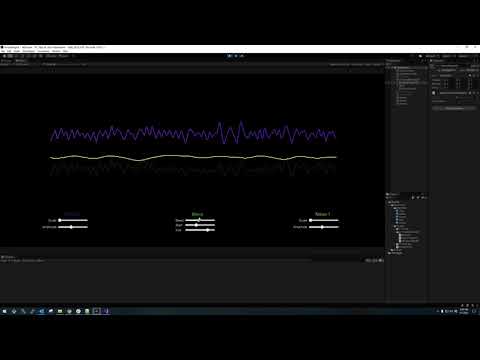 Feathered biome blending 1D Perlin Noise.