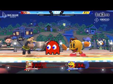 Shine 2017 Smash 4 - EG | Zinoto (Diddy Kong) vs. Kiwi (Pac-Man) - Singles R1 Pools