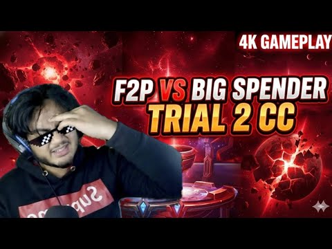 F2P VS BIG SPENDER GONE WRONG ❌ | TRIAL 2 COSMIC CRUCIBLE S19 | MSF 4K GAMEPLAY 😜