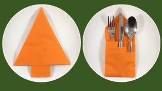 Come Piegare I Tovaglioli Per Natale E Capodanno 11 Idee