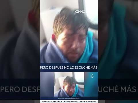 Impactantes imágenes de rescate de un pescador en Caldera | #chvnoticias