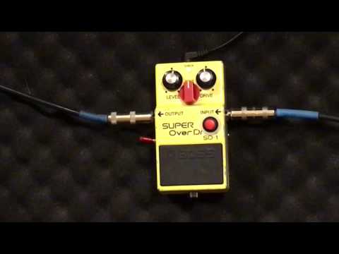 Boss SD-1 w/ Googly Eyes Pedals Synth Drive Mod image 7
