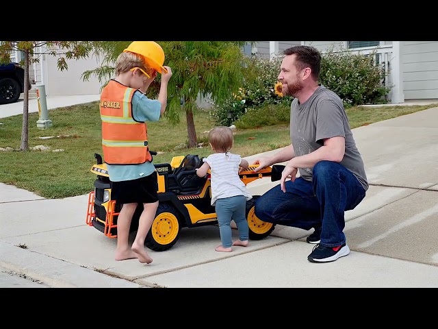 شاحنة قلابة كهربائية للأطفال 12 فولت – سيارة كبيرة...