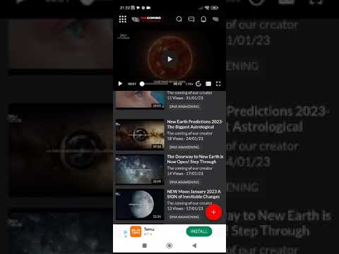 The coming of our creator