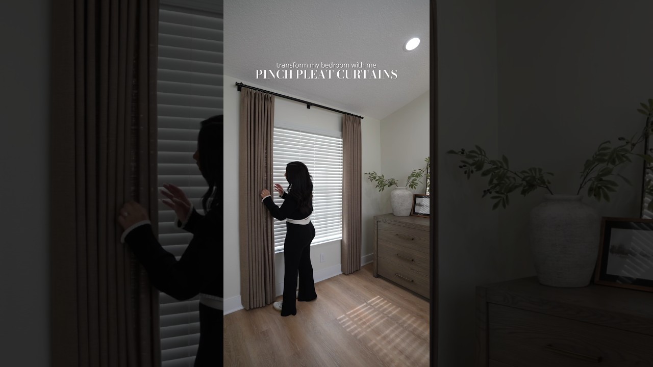 THE BEST AMAZON FAUX LINEN CURTAINS! *designer look for less*