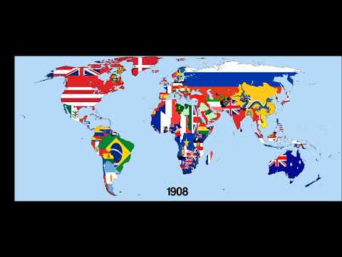 The History of The World National flags- 1901-2017