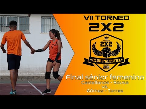 Final sénior femenino Castellanos - Sousa VS. Gómez - Torres