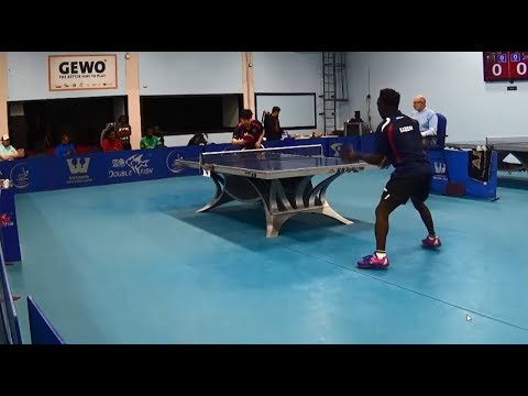 Westchester Table Tennis Center May 2019 Open Singles Final - Eugene Wang vs Kazeem Makanjuola