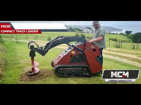 Dig Hundreds Of Holes With The MCM MS30 Auger Attachment