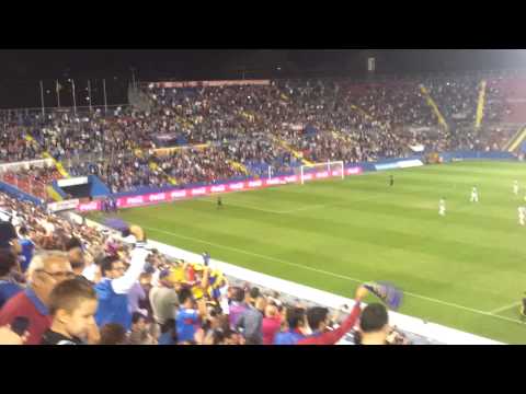 Penalti sacado por El Zhar  así lo vivimos Levante 3 Español 0