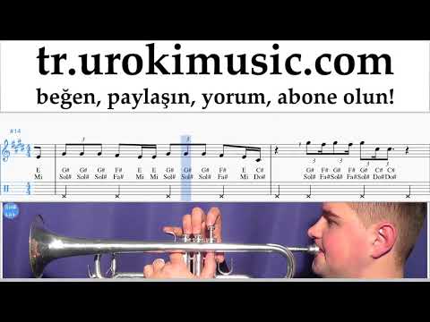 Trompet dersleri The Chainsmokers - Sick Boy Notalar Eğitim um-ih723