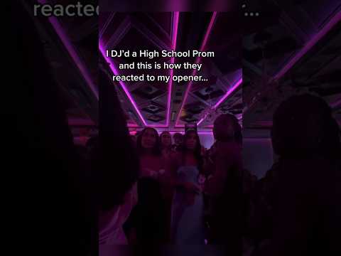 The greatest high school prom DJ ever ????